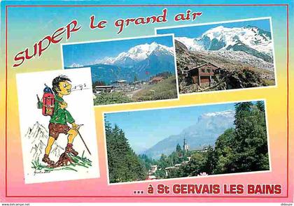 74 - Saint Gervais les Bains - Multivues - Chalets - CPM - Voir Scans Recto-Verso