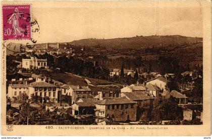 CPA Saint Girons- Quartier de la Gare FRANCE (1040417)