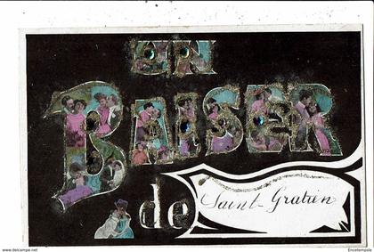 CPA-Carte Postale  France-Un baiser de Saint-Gratien -FantaisieVM11827