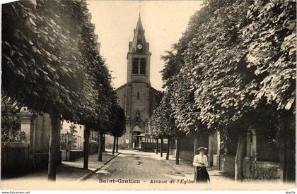 CPA Saint-Gratien Avenue de l'Eglise FRANCE (1307845)