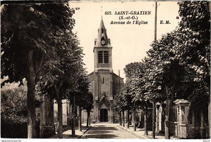 CPA Saint-Gratien Avenue de l'Eglise FRANCE (1307847)