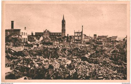 CPA Carte Postale France  Saint-Hilaire-du-Harcouët  Vue prise du garage Tostivint ruines de 1944  VM77014