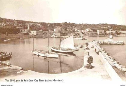 Reproduction CPA - 06 Saint Jean Cap Ferrat - Le Port vers 1900 - CPM - Voir Scans Recto-Verso