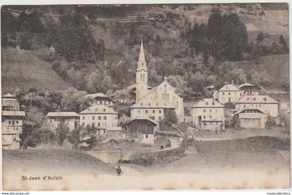 Saint-Jean-d'Aulps (74 - Haute Savoie)  vue générale