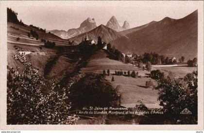 CPA SAINT-JEAN-de-MAURIENNE Route de Glandon - Montrond (1192756)