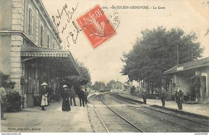 SAINT JULIEN en GENEVOIS- la gare