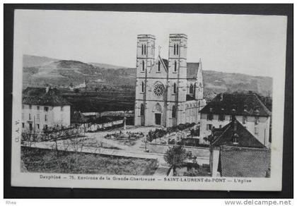 38 Saint-Laurent-du-Pont eglise    D38D  K38412K  C38412C RH038568