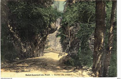 Carte postale ancienne de SAINT LAURENT  du  PONT