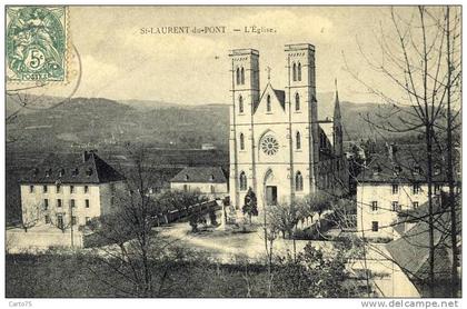 SAINT LAURENT du PONT 38 - L'Eglise