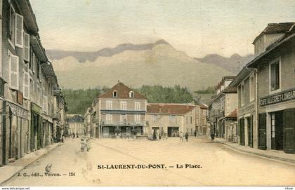 SAINT LAURENT DU PONT(CARTE EN COULEUR)