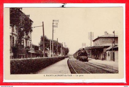 06 -  SAINT LAURENT du VAR -- La Gare