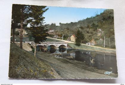 Cpm, saint Leonard de Noblat, le pont des Lilas, haute Vienne 87