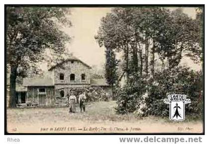 95 Saint-Leu-la-Forêt - 92  Forêt de SAINT-LEU - Le Rendez-Vous de Chasse, le Jardin - cpa