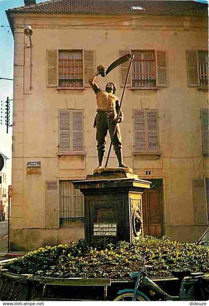 95 - Saint Leu la Foret - Ancienne Fontaine de la Place de la Forge - Sculpture - Flamme Postale - CPM - Voir Scans Rect