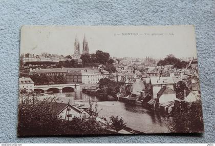 Cpa 1938, Saint Lo, vue générale, Manche 50