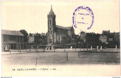 CPA  Carte Postale France Saint-Lunaire  L'église   VM64411