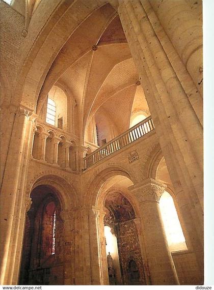 76 - Saint Martin de Boscherville - Abbaye Saint-Georges - Croisillon transept sud et tribune - Carte Neuve - CPM - Voir