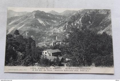 Cpa 1912, Saint Martin  Vésubie, vallée de la Vésubie, Alpes maritimes 06