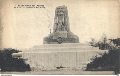 CPA Saint-Maur-des-Fossés Monuments aux Morts