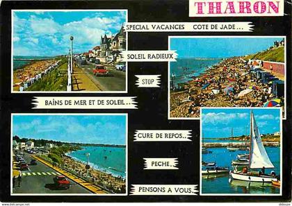 44 - Tharon Plage Saint Michel Chef Chef - Multivues - Plage - Automobiles - CPM - Voir Scans Recto-Verso