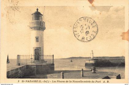 Carte POSTALE Ancienne de  PHARE - SAINT  NAZAIRE