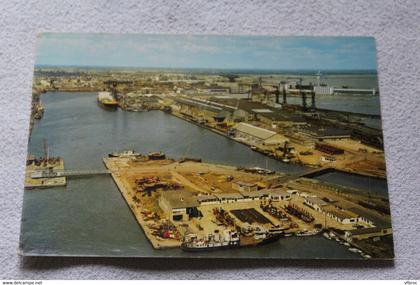 Cpm, saint Nazaire, vue d'ensemble du port, Loire atlantique