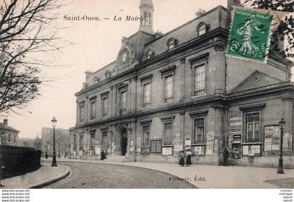 CPA 93 SAINT OUEN  - la mairie