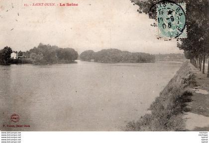 CPA 93 SAINT OUEN  - la seine