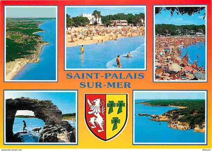 17 - Saint Palais sur Mer - Multivues - Plage - Blasons - CPM - Voir Scans Recto-Verso