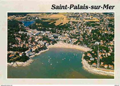 17 - Saint Palais sur Mer - Vue Générale aérienne - La plage de Saint-Palais - Au fond le Lac - CPM - Voir Scans Recto-V