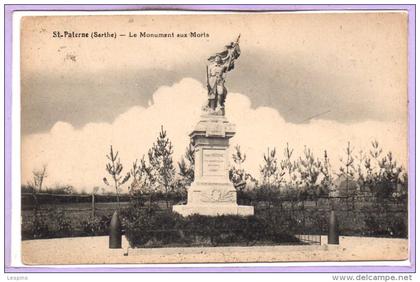 72 - SAINT PATERNE -- Le monument aux Morts