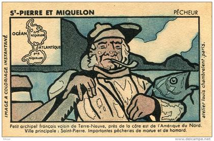 SAINT PIERRE ET MIQUELON(PECHEUR) PUBLICITE