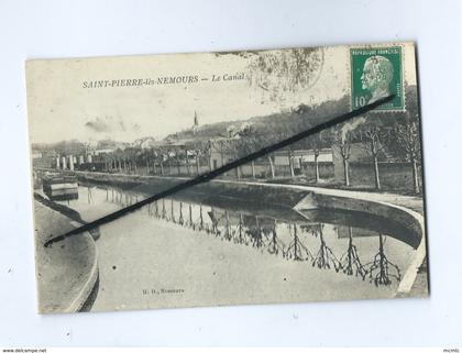 CPA  - Saint Pierre les Nemours - Le Canal