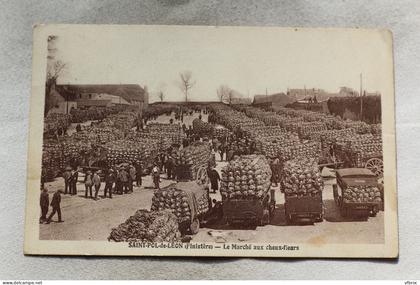 Saint Pol de Leon, le marché aux choux fleurs, Finistère 29