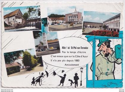 M11-62) SAINT POL SUR TERNOISE -  "ALLO  ! ICI  SAINT POL SUR TERNOISE "  - EN 1968 - ( 2 SCANS )