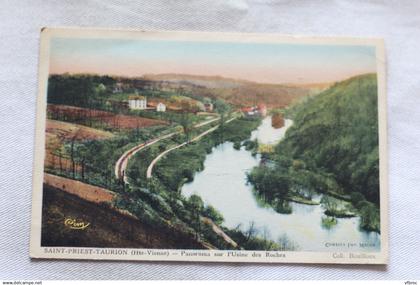 Saint Priest Taurion, panorama sur l'usine des Roches, Haute Vienne 87