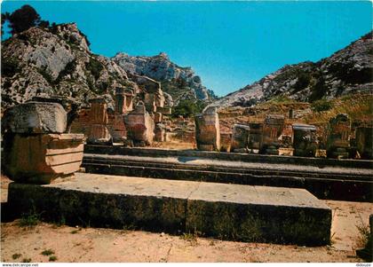 13 - Saint Remy de Provence - Site archéologique de Glanum - Les Fouilles et les Alpilles - CPM - Voir Scans Recto-Verso