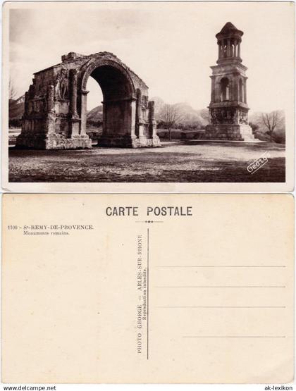 CPA Saint-Rémy-de-Provence Monuments romains 1939