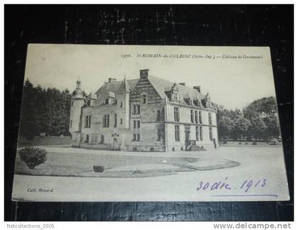 SAINT-ROMAIN DE COLBOSC - CHATEAU DE GROSMESNIL - 76 SEINE ET MARITIME