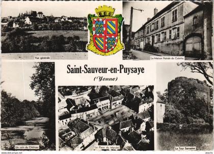 CPM SAINT-SAUVEUR-en-PUISAYE Scenes (1196178)