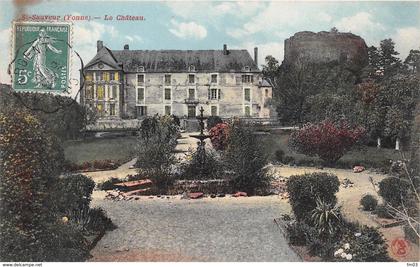 Saint Sauveur en Puisaye château colorisée