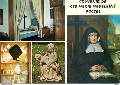 50 - Saint Sauveur le Vicomte - L'Abbaye Sainte Marie Madeleine Postel - Multivues - Art Religieux - Piéta - Carte Neuve