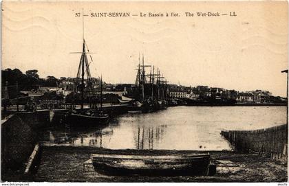 CPA Saint-Servan Le Bassin a flot FRANCE (1015315)