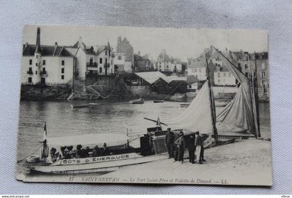 Saint Servan, le port saint Père et vedette de Dinard, Ille et Vilaine 35