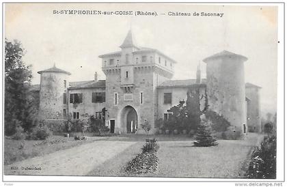 SAINT SYMPHORIEN SUR COISE - Château de Saconay