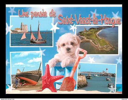 50 - Saint Vaast la Hougue - Multivues - CPM - Voir Scans Recto-Verso