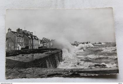 Cpsm 1957, Saint Vaast la Hougue, tempête, Manche 50