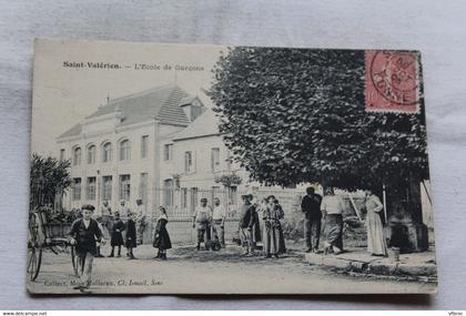 Saint Valerien, l'école de garçons, Yonne 89