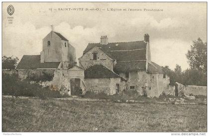 Saint-Witz  (95.Val d´Oise ) l'Eglise et l'ancien presbytère