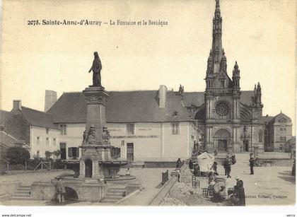 Carte Postale ancienne de SAINTE  ANNE d'AURAY